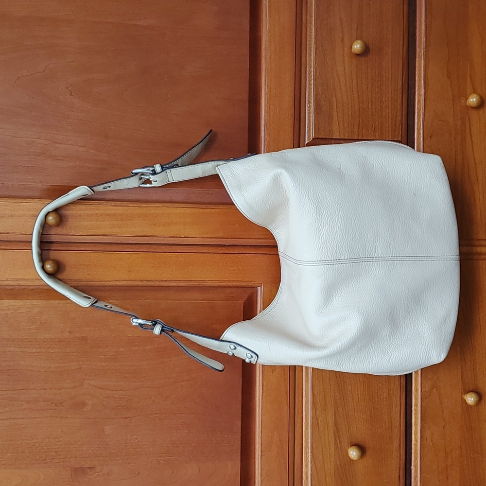 Tignanello Pebbled Leather Hobo Bag